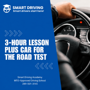 3-Hour Lesson Plus Car For The Road Test